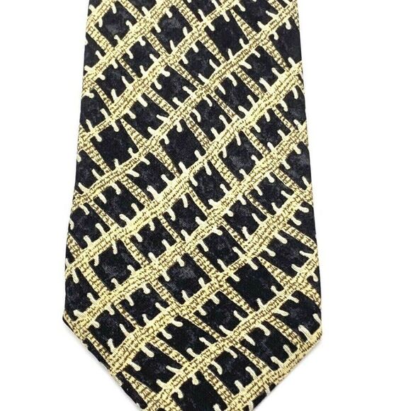 Ermenegildo Zegna Mens Tie Necktie 100% Silk - Picture 1 of 6